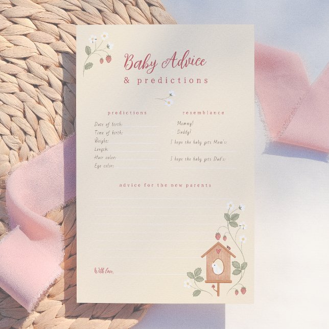 Birds & Berries Baby Predictions & Advice Game (クリエイターアップロード済み)