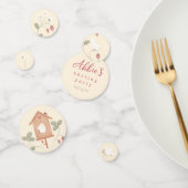 Birds & Berries Nesting Party Girl ベビーシャワー コンフェッティ (グループ)
