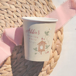 Birds & Berries Nesting Party Girl Baby Shower 紙コップ
