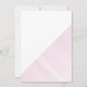 Birds & Berries Pinecone Watercolor Winter Wedding 招待状 (裏面)