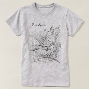 Birds & Butterfly (Free Spirit) Tシャツ