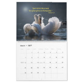 Birds Calendar 2026 - With bible verses カレンダー (3月 2027)