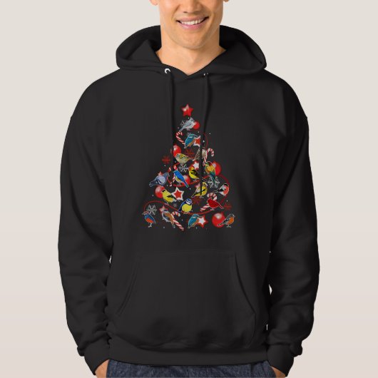 Birds Christmas パーカ (正面)