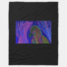 Bird's Elysium フリースブランケット