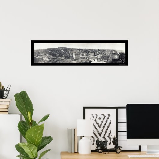 Birds-eye of Duluth MN写真1914 ポスター (ホームオフィス)