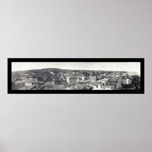 Birds-eye of Duluth MN写真1914 ポスター (正面)