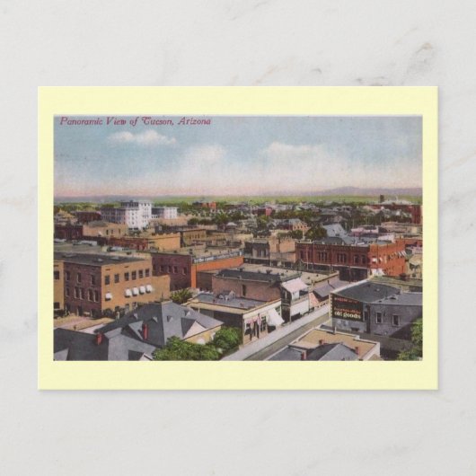 Bird's Eye View （アリゾナ州ツーソン） 1912ヴィンテージ ポストカード (正面)