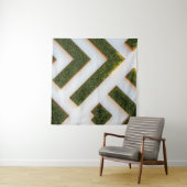 Bird's eye view of maze garden タペストリー (インサイチュ)