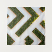 Bird's eye view of maze garden タペストリー (正面)