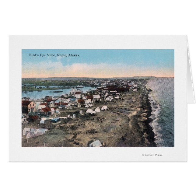 Bird's Eye View of Townノーム， AK (正面横)