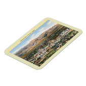 Bird's Eye View Tucson,アリゾナ州ヴィンテージ マグネット (左側)