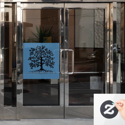 Birds in a Tree切り出し ウィンドウサイン (オフィスドア)