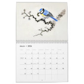 Birds in Chinese Ink – 2026 Calendar カレンダー (3月 2026)