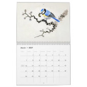 Birds in Chinese Ink – 2026 Calendar カレンダー (3月 2027)