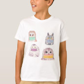 Birds in face masks. 2020 birds tシャツ (正面)