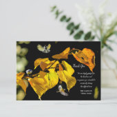 Birds in Flight悔やみや弔慰サンキューカード 招待状 (スタンド正面)