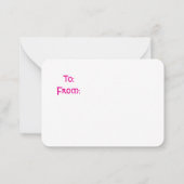 Birds in Love Valentine's Day Note Cards ノートカード (裏面)