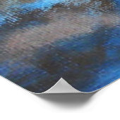 Birds In Tree In Sky Mother's Day抽象芸術アート ポスター (角)