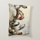 Birds in Winter アクセントクッション (裏面(縦))