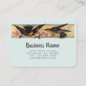 Birds Meeting紙とサイズオプション – 大 名刺 (裏面)