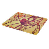 Birds Nature Bird Purple Finch カッティングボード (角)