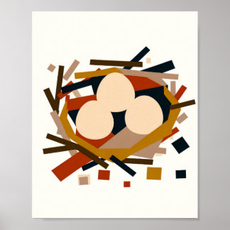 Bird'S Nest - Wildlife Art ポスター
