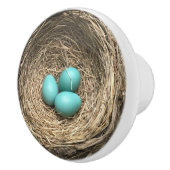 Birds Nest with Blue Eggs セラミックノブ (右)