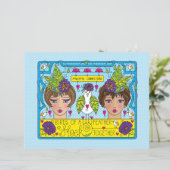 Birds Of A Feather_Flat紙シート11"x8.5" (スタンド正面)