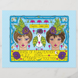 Birds Of A Feather_Flat紙シート11"x8.5"