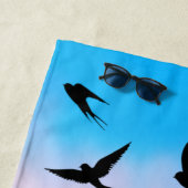 Birds of Heaven ビーチタオル (インサイチュ)