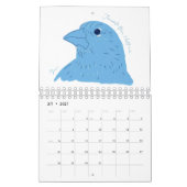 'Birds of Hope' Calendar 2026 カレンダー (3月 2027)