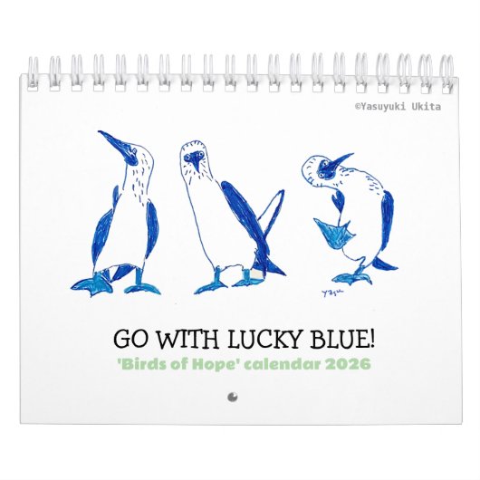 'Birds of Hope' Calendar 2026 カレンダー (カバー)