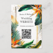 Birds of Paradise Bliss Websiteカード エンクロージャーカード (正面)