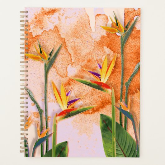 Birds of Paradise in Bloom プランナー手帳 (正面)