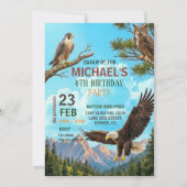 Birds of Prey Birthday Party Invitation 招待状 (正面)