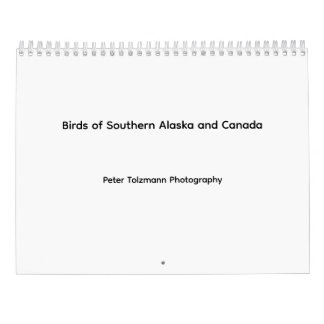 Birds of Southern Alaska and Canada calendar カレンダー