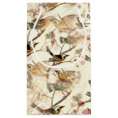 Birds on a branch（ブランチ上の鳥） スモールペーパーバッグ (裏面)