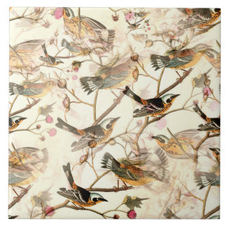 Birds on a branch(ブランチ上の鳥) タイル