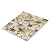 Birds on a branch（ブランチ上の鳥） タイル (側面)