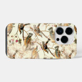 Birds on a branch(ブランチ上の鳥) iPhoneケース (裏面横)