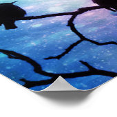 Birds on a branch - Starlight Poster ポスター (角)