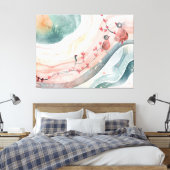 Birds on a Heart Branch  キャンバスプリント (インサイチュ (寝室))