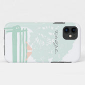 Birds on a Park Bench結婚's（公園のベンチの鳥） Case-Mate iPhoneケース (裏面(横))