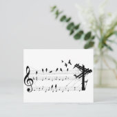 Birds on a Scoreはがき ポストカード (スタンド正面)