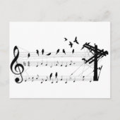 Birds on a Scoreはがき ポストカード (正面)