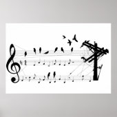 Birds on a Score poster ポスター (正面)