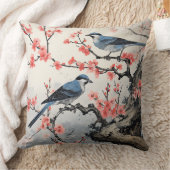 Birds on a Treeブランチ クッション (ブランケット)