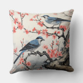 Birds on a Treeブランチ クッション (裏面)