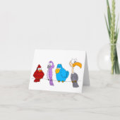 Birds on a wire カード (正面)