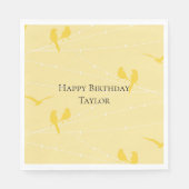 Birds on a wire スタンダードランチョンナプキン (正面)